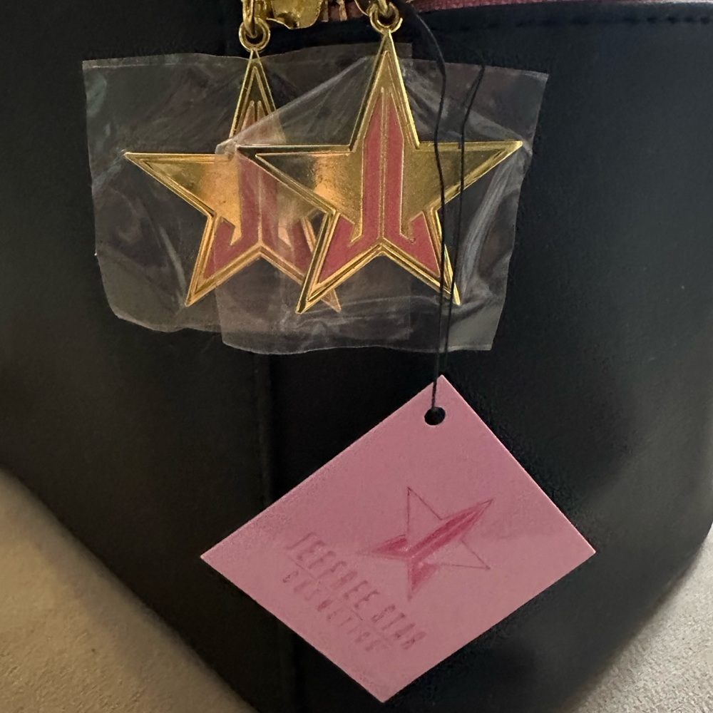 Jeffree Star Black Bag with Gold Star Accents - Picture 3 of 3